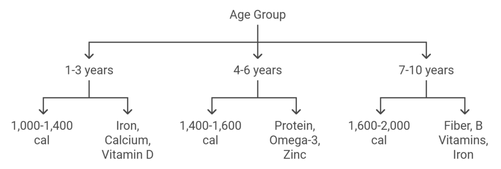 Essential Nutrients by Age Group